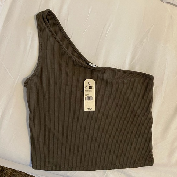 Garage one shoulder crop top - Picture 1 of 3